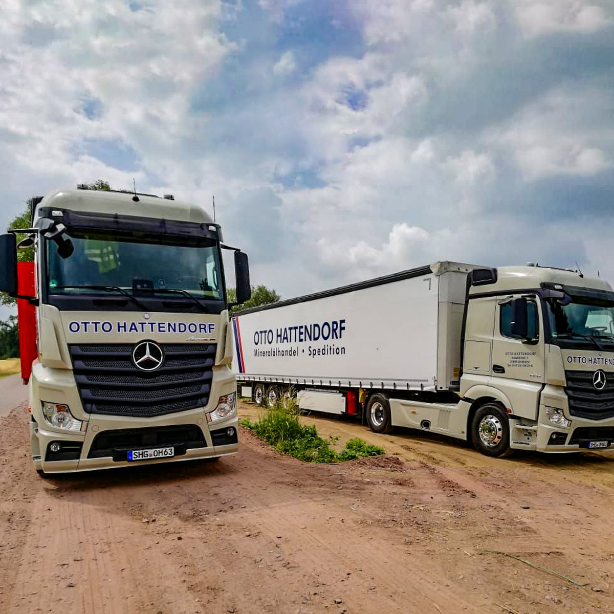 3-Achs-Curtainsider Für alle normalen oder witterungsempfindlichen Transporte stehen uns Curtainsider-Sattelauflieger mit Edscha-Verdeck mit modernster Technik in unserem Fuhrpark zur Verfügung.